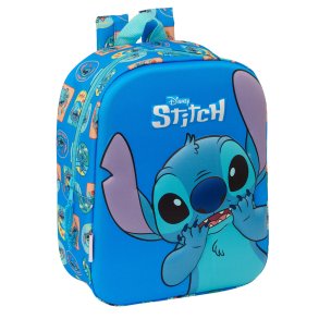 Skoletaske Lilo & Stitch Bl 22 x 27 x 10 cm 3D