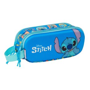 Dobbelt carry-all Lilo & Stitch Bl 21 x 8 x 6 cm 3D