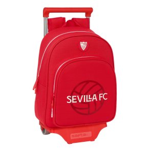 Skolerygsk med Hjul Sevilla Ftbol Club Rd 28 x 34 x 10 cm