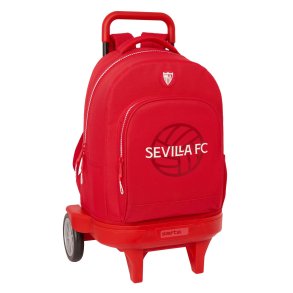 Skolerygsk med Hjul Sevilla Ftbol Club Rd 33 x 45 x 22 cm