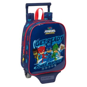 Skolerygsk med Hjul PJ Masks Ready 22 x 27 x 10 cm