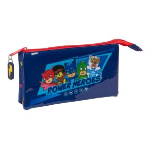 Tredobbelt bretaske PJ Masks Ready Marinebl 22 x 12 x 3 cm