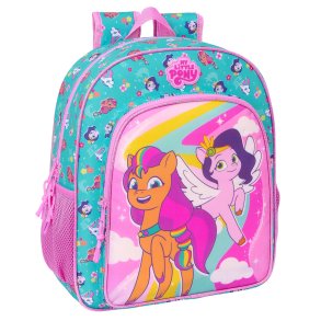 Skoletaske My Little Pony Magic Pink Turkisbl 32 x 38 x 12 cm