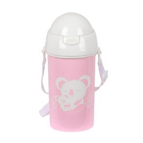 Vandflaske Safta Koala Pink PVC 500 ml