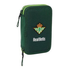 Dobbelt penalhus Real Betis Balompi Grn 12.5 x 19.5 x 4 cm 28 Dele
