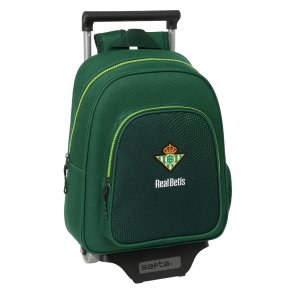 Skolerygsk med Hjul Real Betis Balompi Grn 28 x 34 x 10 cm
