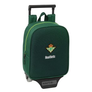 Skolerygsk med Hjul Real Betis Balompi Grn 22 x 27 x 10 cm