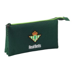 Tredobbelt bretaske Real Betis Balompi Grn 22 x 12 x 3 cm