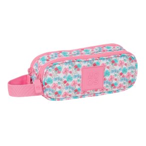 Dobbelt carry-all Moos Flores Multifarvet 21 x 8 x 6 cm
