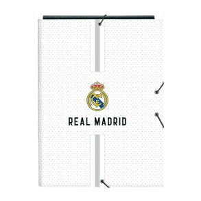 Ringbind Real Madrid C.F. Hvid Gr A4 26 x 33.5 x 2.5 cm