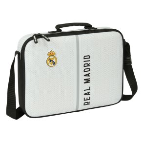 Skole skoletaske Real Madrid C.F. Hvid Gr 38 x 28 x 6 cm