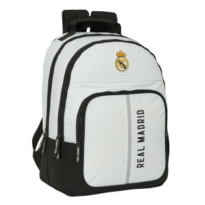 Skoletaske Real Madrid C.F. 24/25 Hvid Gr 32 x 42 x 16 cm