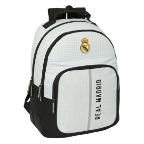 Skoletaske Real Madrid C.F. 24/25 Hvid Gr 32 x 42 x 15 cm