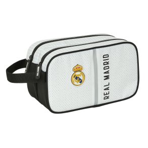 Rejsetoilettaske Real Madrid C.F. Hvid Gr Sportslig 26 x 15 x 12.5 cm