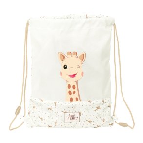 Rygsk med Snore Sophie la Girafe Beige 26 x 34 x 1 cm