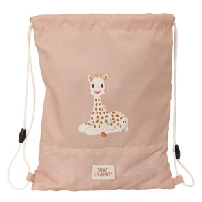 Rygsk med Snore Sophie la Girafe Beige 26 x 34 x 1 cm