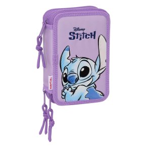 Tredobbelt Penalhus Lilo & Stitch Sweet Bl Syren 12,5 x 19,5 x 5,5 cm 36 Dele