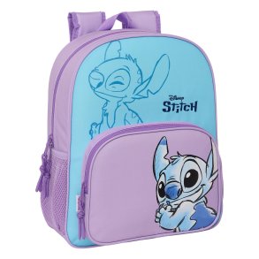 Skoletaske Lilo & Stitch Sweet Bl� Syren 32 x 38 x 12 cm