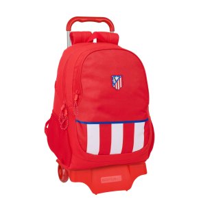 Skolerygsk med Hjul Atltico Madrid Rd 32 x 44 x 16 cm