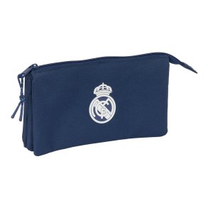 Tredobbelt bretaske Real Madrid C.F. Marinebl 22 x 12 x 3 cm