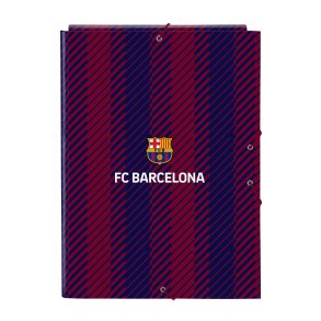 Organiser mappe F.C. Barcelona 24/25 Rdbrun Marinebl A4 26 x 33.5 x 2.5 cm