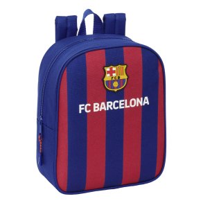Skoletaske F.C. Barcelona 24/25 Rdbrun Marinebl 22 x 27 x 10 cm
