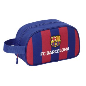 Rejsetoilettaske F.C. Barcelona 24/25 Rdbrun Marinebl Sportslig 26 x 15 x 12 cm