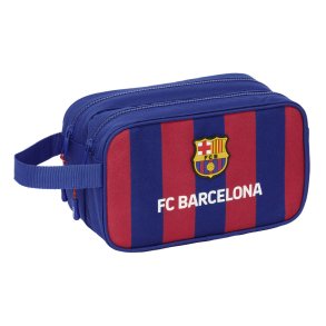 Rejsetoilettaske F.C. Barcelona 24/25 Rdbrun Marinebl Sportslig 26 x 15 x 12.5 cm
