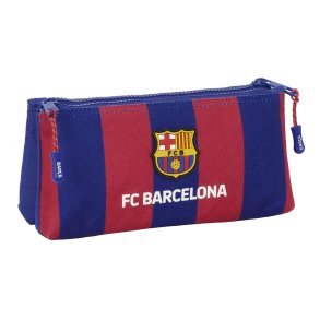 Rejsetoilettaske F.C. Barcelona 24/25 Rdbrun Marinebl Sportslig 22 x 10 x 8 cm