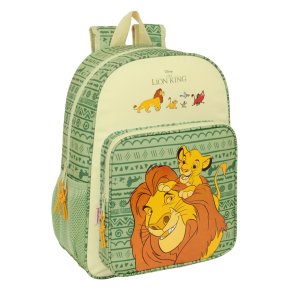 Skoletaske Mufasa Grn Beige 33 x 42 x 14 cm