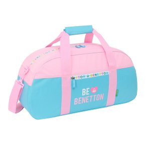 Sportstaske Benetton Unique Pink Turkisbl 50 x 26 x 20 cm