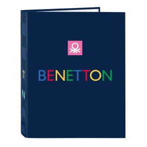 Ringbind Benetton Damero Marinebl A4 26.5 x 33 x 4 cm