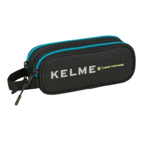 Dobbelt carry-all Kelme Iron Sort 21 x 8 x 6 cm