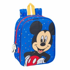 Skoletaske Mickey Mouse Clubhouse Good day Bl 22 x 27 x 10 cm