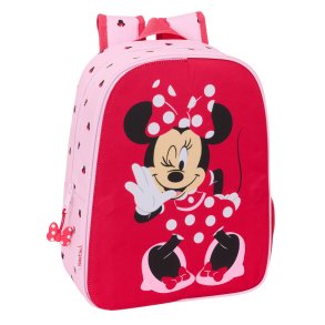 Skoletaske Minnie Mouse Naive Pink 26 x 34 x 11 cm
