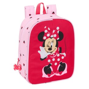 Skoletaske Minnie Mouse Naive Pink 22 x 27 x 10 cm