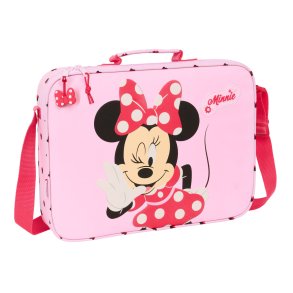 Skole skoletaske Minnie Mouse Naive Pink 38 x 28 x 6 cm