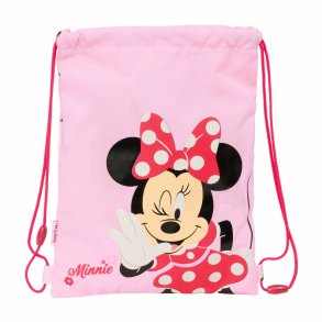 Rygsk med Snore Minnie Mouse Naive Pink 26 x 34 x 1 cm