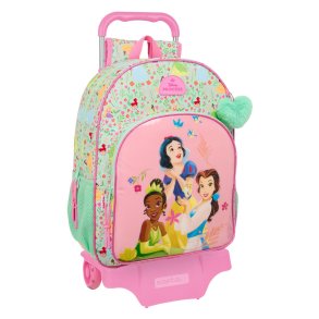 Skoletaske Disney Princess Bloom Grn Pink 33 x 42 x 14 cm