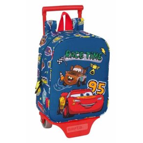 Skolerygs�k med Hjul Cars Racing 22 x 27 x 10 cm