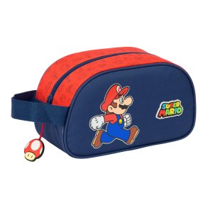 Rejsetoilettaske Super Mario Trick Rd Mrkebl 26 x 15 x 12 cm