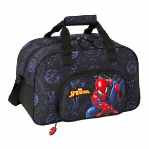 Sportstaske Spider-Man Attack Sort 40 x 24 x 23 cm