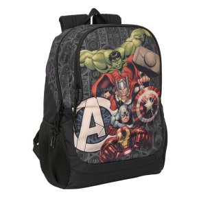 Skoletaske The Avengers Vendetta Sort 32 x 44 x 16 cm