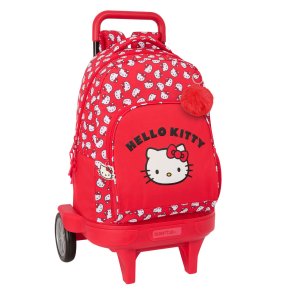 Skoletaske Hello Kitty Iconic Hvid Rd 33 x 45 x 22 cm
