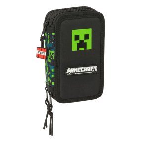 Tredobbelt Penalhus Minecraft Tnt Multifarvet 12,5 x 19,5 x 5,5 cm 37 Dele