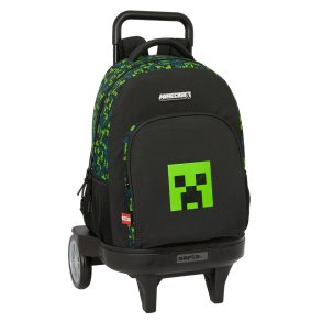 Skolerygsk med Hjul Minecraft Tnt Multifarvet 33 x 45 x 22 cm