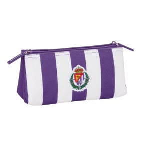 Rejsetoilettaske Real Valladolid C.F. Hvid Lilla Sportslig 22 x 10 x 8 cm
