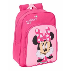 Skoletaske Minnie Mouse Bl Pink 26 x 34 x 11 cm