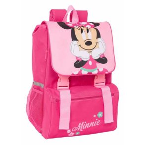 Skoletaske Minnie Mouse Pink 18,5 x 41 x 15 cm