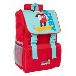 Skoletaske Mickey Mouse Bl Rd 18,5 x 41 x 15 cm